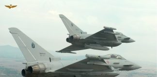 Scramble per due Eurofighter dell’Aeronautica Militare in volo per identificare un velivolo civile