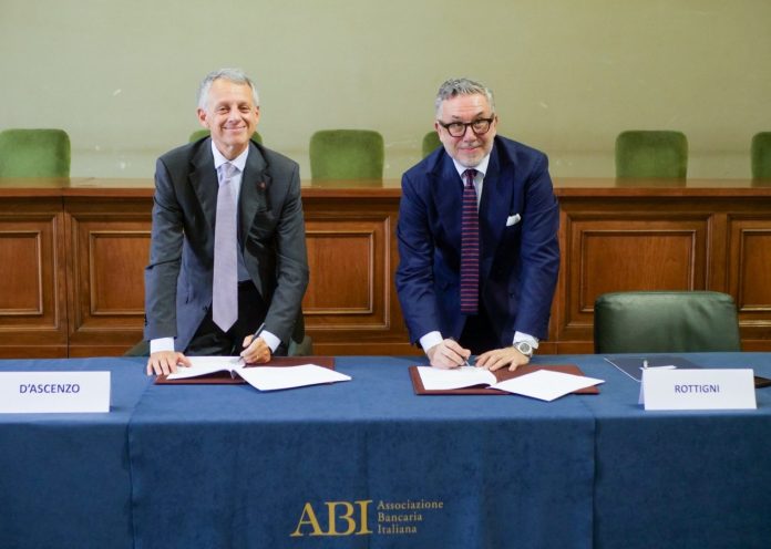 Foto- ABI Inail firma Protocollo d'intesa