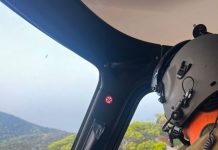 Elicottero dell’Aeronautica Militare recupera un escursionista a Capo Spartivento in Sardegna