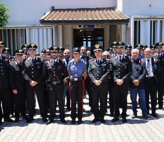 Il Generale dei Carabinieri Claudio Domizi in visita al comando di Palagonia in provincia di Catania