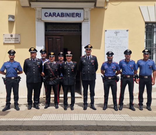Il Comandante della Legione Carabinieri “Sicilia” Del Monaco in visita alle Stazioni di Caronia e Acquedolci