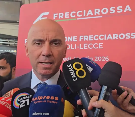 Trenitalia presenta il nuovo Frecciarossa Napoli-Lecce, Gorini “Momento storico”