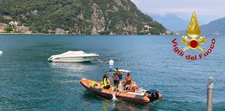 Turista disperso nel lago di Como, si era tuffato per salvare il figlio