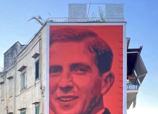 La Fondazione Federico II dedica un murale a Don Puglisi nel quartiere Brancaccio di Palermo