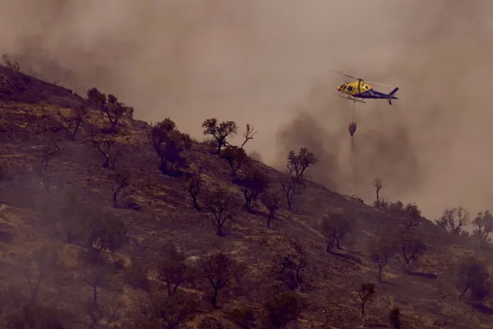 Incendio Spagna