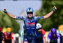 Merlier cala il tris, sua la dodicesima tappa del Tour de France. Pogacar sempre in giallo