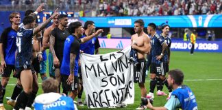 Political message from Albiceleste players after beating England: “Las Malvinas son Argentinas”
