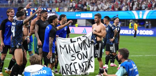 Political message from Albiceleste players after beating England: “Las Malvinas son Argentinas”