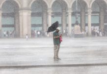 Allerta arancione per rischio temporali a Milano e in Lombardia