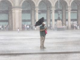 Allerta arancione per rischio temporali a Milano e in Lombardia