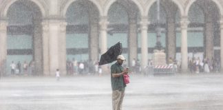 Allerta arancione per rischio temporali a Milano e in Lombardia