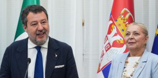 Salvini incontra l’omologa serba Sofronijevic a Belgrado, focus sulle infrastrutture