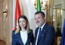Salvini incontra l’omologa serba Sofronijevic a Belgrado, focus sulle infrastrutture