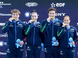 Tuffi, oro Italia nel mixed team agli Europei di Parigi. Argento Pelati nell’artistico