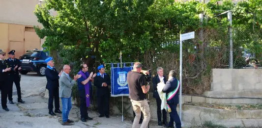 Il Comune di Caccamo intitola una strada al maresciallo della Polizia Penitenziaria Antonino Burrafato / Fotogallery