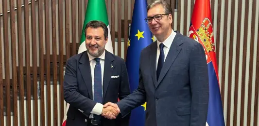 Salvini incontra il presidente della Serbia Vucic, focus su cooperazione e allargamento Ue