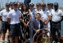 L’ambasciatore italiano in Marocco Pasquale Salzano visita la Nave Scuola Stella Polare a Casablanca