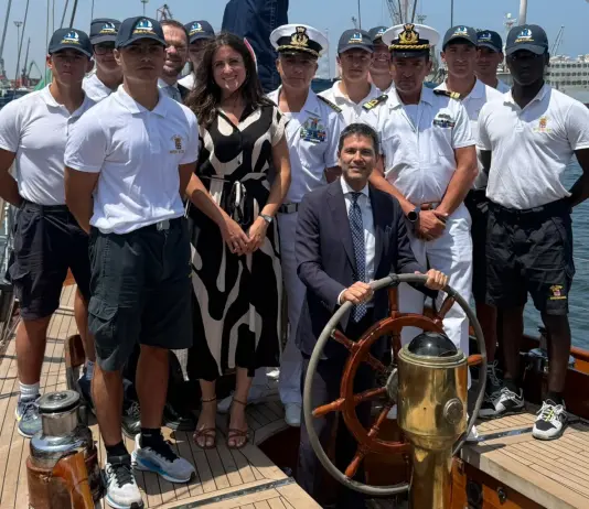 L’ambasciatore italiano in Marocco Pasquale Salzano visita la Nave Scuola Stella Polare a Casablanca