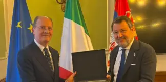 Serbia-Italia, il Presidente del Gruppo parlamentare di amicizia Palalic incontra il ministro Salvini