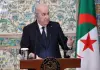 Algeria, il presidente Tebboune riceve il ministro tunisino Nafti: adottata roadmap per rafforzare la cooperazione