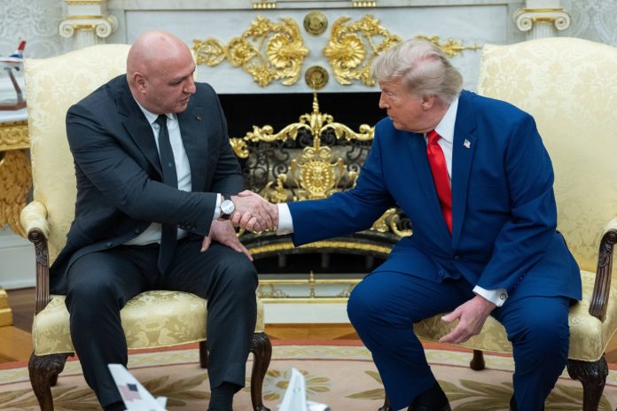Trump Welcomes President Aoun Of Lebanon
