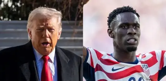 Caso Balogun, Trump “Ciò che ho fatto è chiedere alla Fifa una revisione della squalifica”. L’Uefa “Decisione che supera limiti invalicabili”, ricorso del Belgio