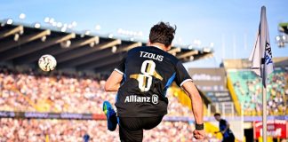 Arsenal officially sign Christos Tzolis from Club Brugge