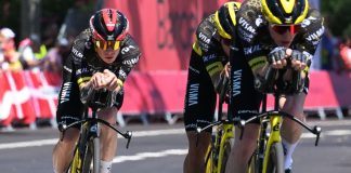 Tour de France, la cronosquadre va alla Visma: Vingegaard è la prima maglia gialla