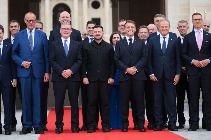 President Macron Welcomes European Leaders At The Coalition Of The Willing Summit - Paris
