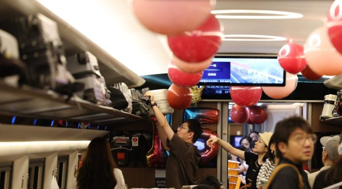 Cina: alta velocità Pechino-Shanghai, oltre 2,3 mld di viaggi in 15 anni