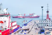 Cina: spedizione artica salpa da Dalian con tre rompighiaccio (1)