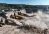 Cina: rilascio d’acqua dal bacino di Xiaolangdi (1)