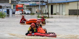 Cina: in corso operazioni di soccorso dopo gravi inondazioni a Nanning (1)
