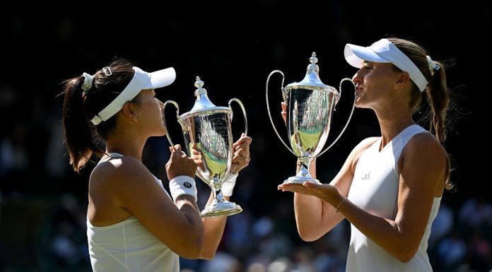 Tennis: a Wimbledon Guo e Mladenovic vincono il doppio femminile (3)