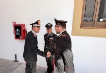 Il Comandante dei Carabinieri Luongo a Palermo, elogio per i 22 fermi