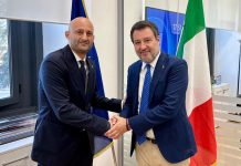 Strisciuglio nuovo ad delle Ferrovie dello Stato Italiane, Salvini in sede per incontrarlo: “Congratulazioni e buon lavoro”