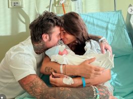 È nato il terzo figlio di Fedez, il rapper: “Una gioia così grande”