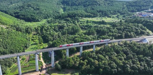 Cina: in prova treno turistico Suifenhe-Vladivostok (2)