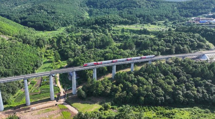 Cina: in prova treno turistico Suifenhe-Vladivostok (2)
