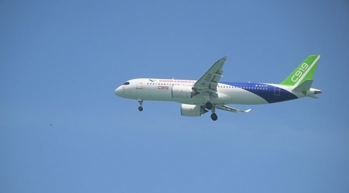 Cina: il C919 di produzione nazionale opererà la sua prima rotta internazionale