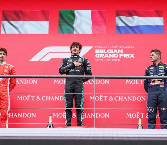 F1, Antonelli trionfa in Belgio davanti alla Ferrari di Leclerc. Hamilton 4°