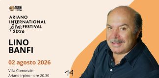 Ariano International Film Festival dal 27 luglio al 2 agosto, premio alla carriera a Lino Banfi