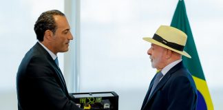 Filosa incontra Lula per il 50° anniversario di Fiat in Brasile