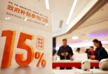 Cina: programmi di trade-in di beni di consumo generano 1.100 mld yuan nel primo semestre
