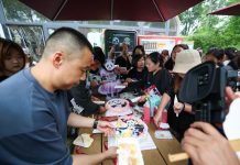 Cina: Tianjin, il panda gigante Xi Le festeggia 13 anni (3)