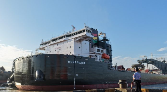 Cina: salpa la Wontanara, nave autoscaricante da tre primati mondiali (2)
