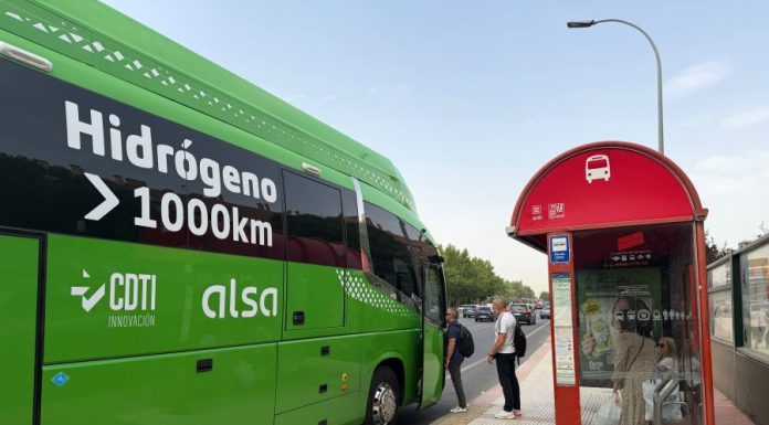 A Madrid test operativi per il nuovo sistema Fuell-Cell su bus a idrogeno