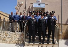 Il Generale Del Monaco in visita al Comando Provinciale dei Carabinieri di Trapani