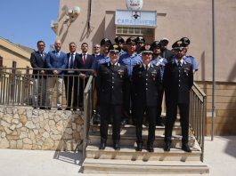 Il Generale Del Monaco in visita al Comando Provinciale dei Carabinieri di Trapani