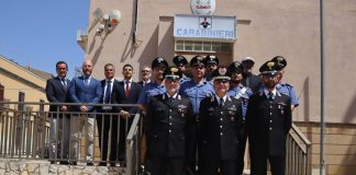 Il Generale Del Monaco in visita al Comando Provinciale dei Carabinieri di Trapani